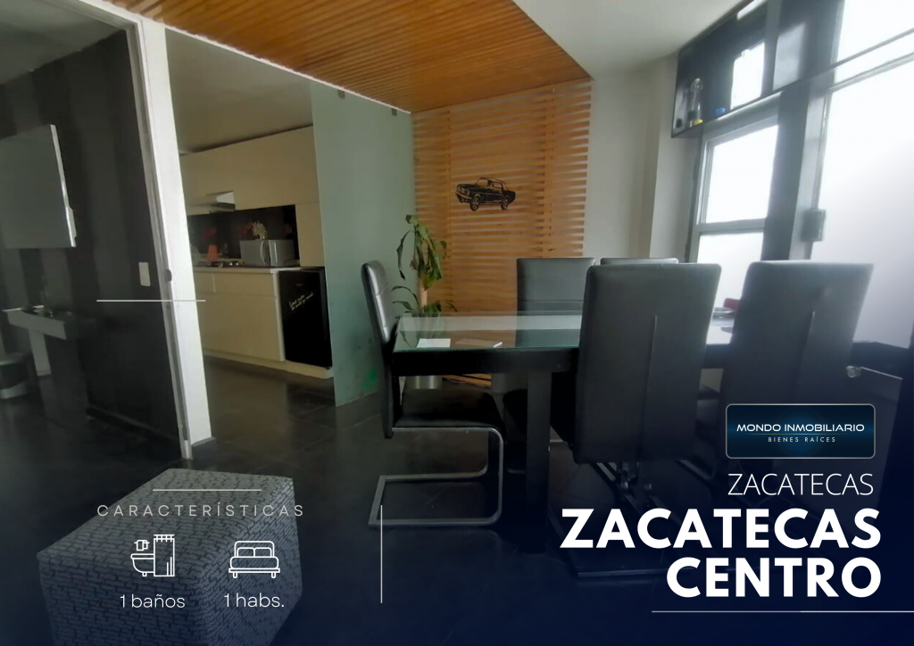 DEPARTAMENTO RENTA ZACATECAS CENTRO - Mondo Inmobiliario