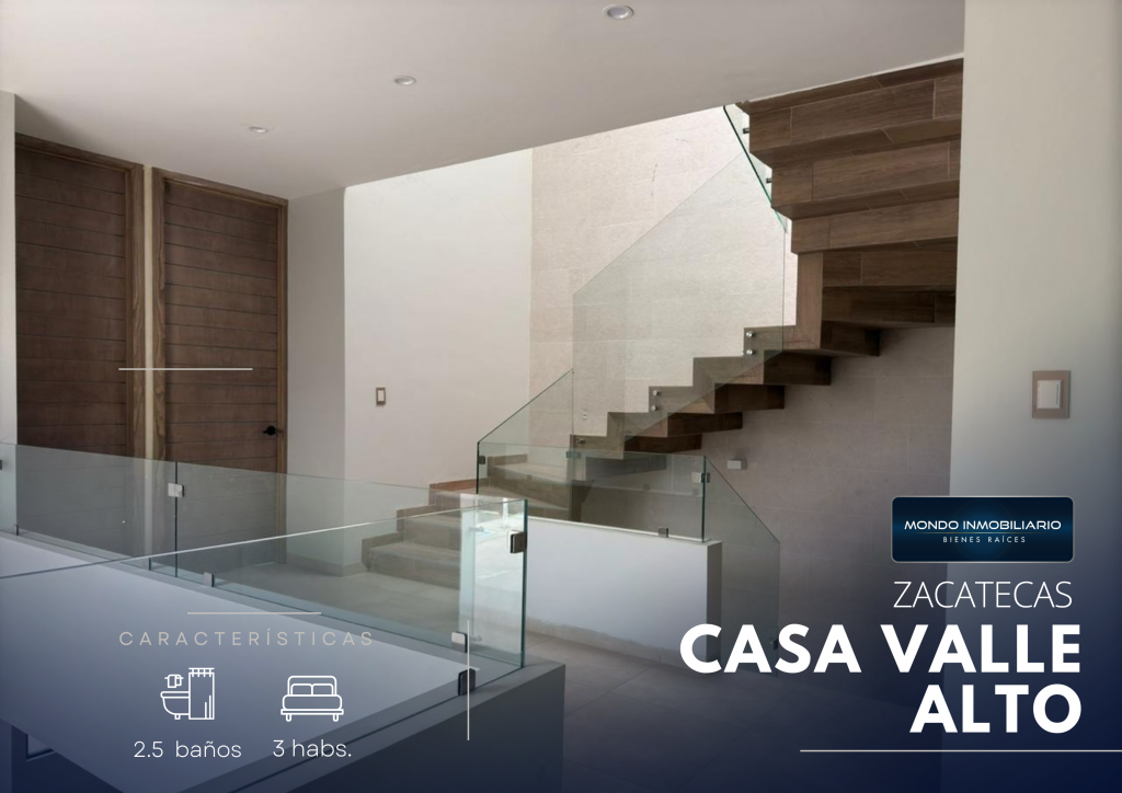 CASA VENTA ZACATECAS VALLE ALTO - Mondo Inmobiliario