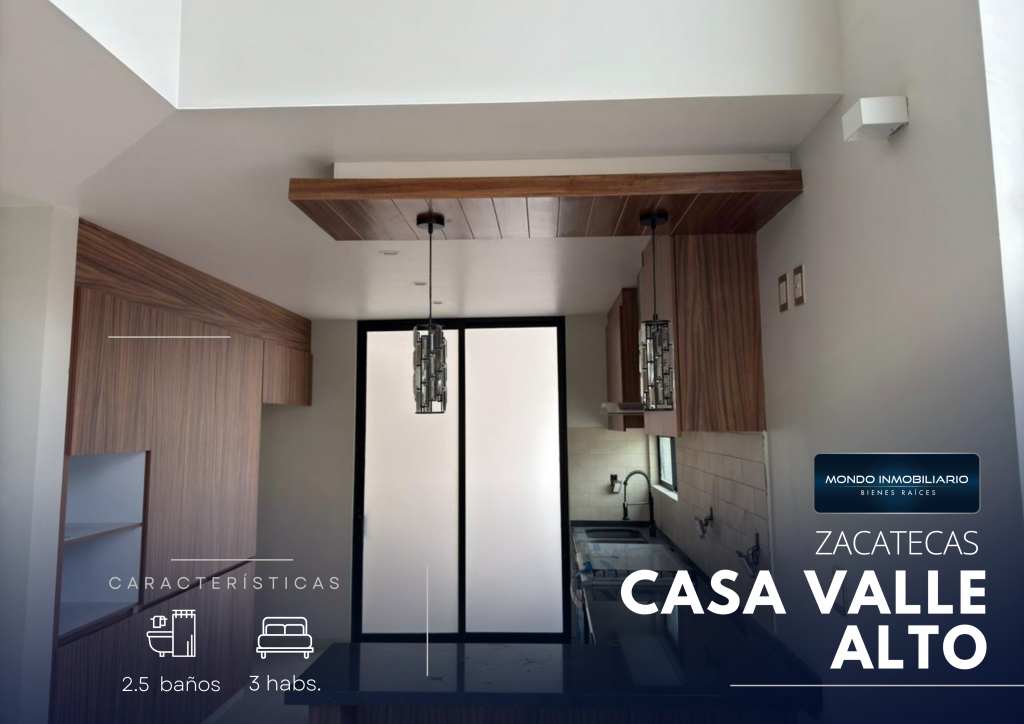 CASA VENTA ZACATECAS VALLE ALTO - Mondo Inmobiliario