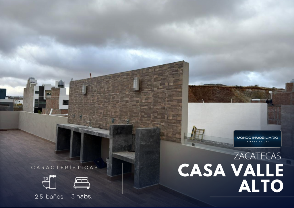 CASA VENTA ZACATECAS VALLE ALTO - Mondo Inmobiliario