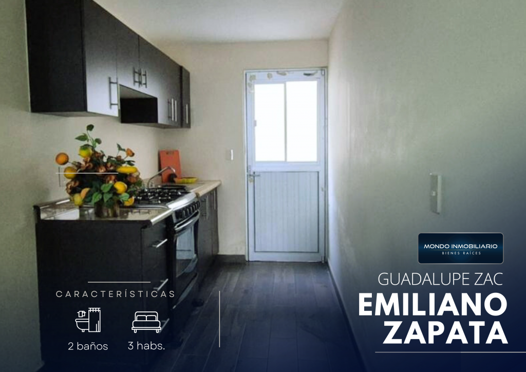 CASA VENTA ZACATECAS COLONIA EMILIANO ZAPATA - Mondo Inmobiliario