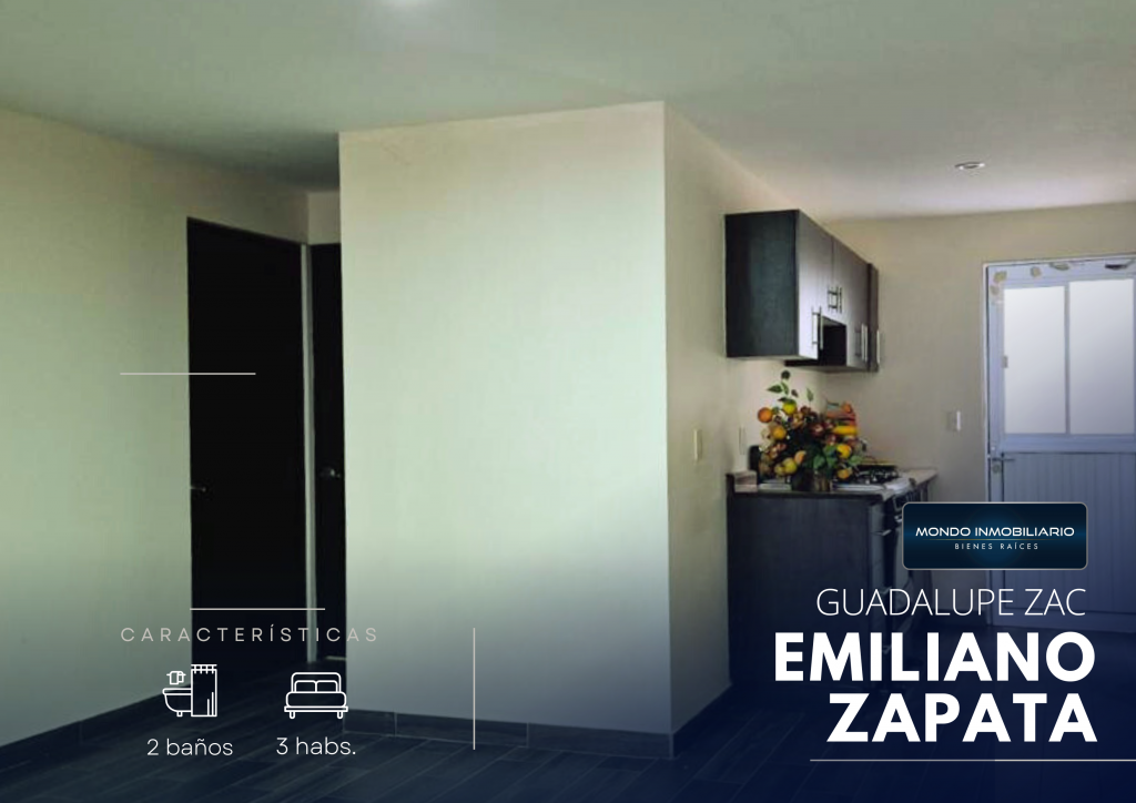 CASA VENTA ZACATECAS COLONIA EMILIANO ZAPATA - Mondo Inmobiliario