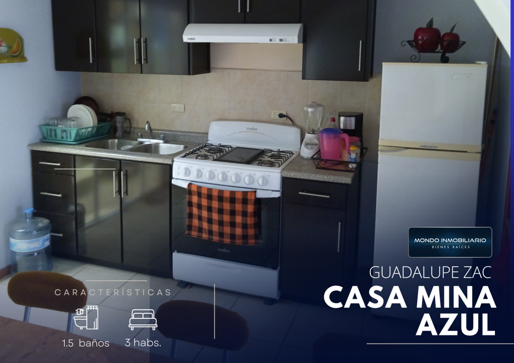 CASA VENTA ZACATECAS PRIVADA MINA AZUL - Mondo Inmobiliario