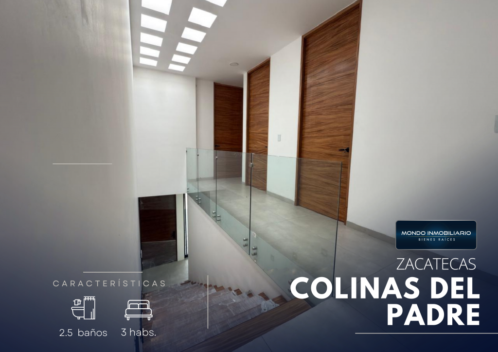 CASA VENTA ZACATECAS COLINAS DEL PADRE  - Mondo Inmobiliario