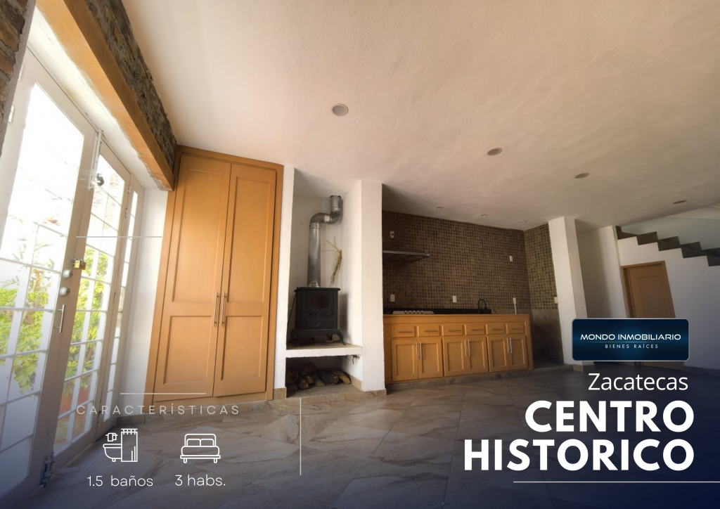 CASA VENTA ZACATECAS CENTRO HISTÓRICO  - Mondo Inmobiliario