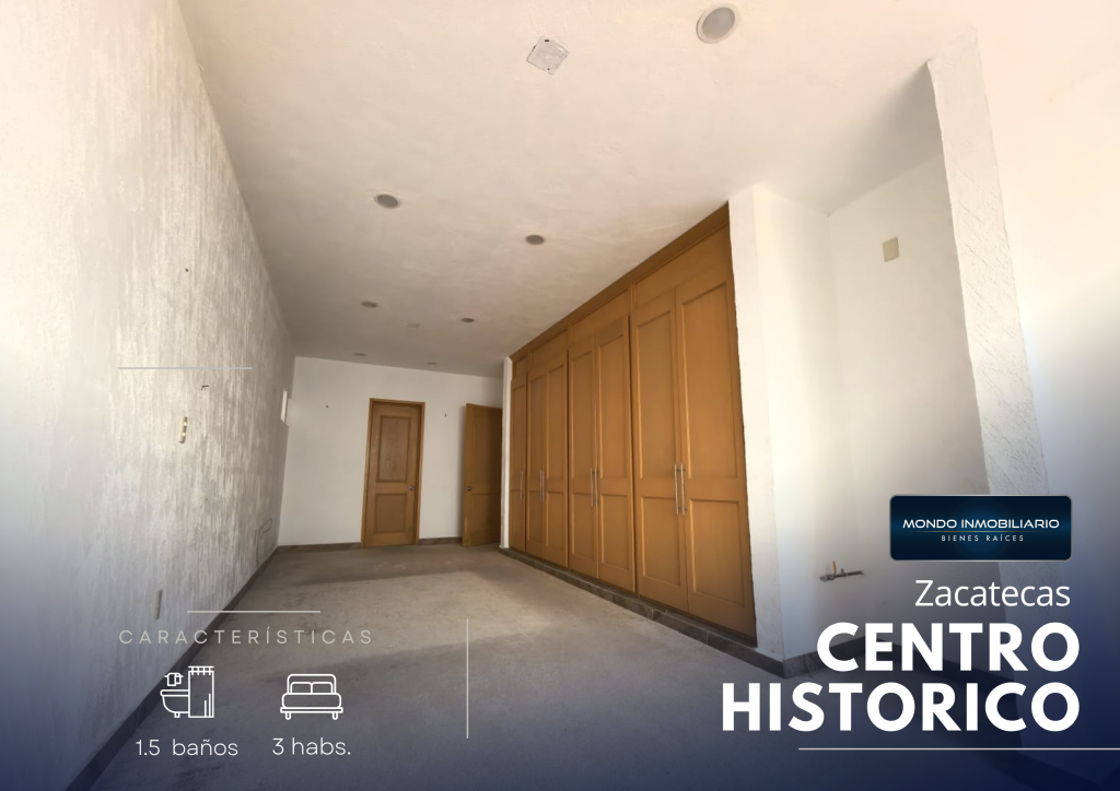 CASA VENTA ZACATECAS CENTRO HISTÓRICO  - Mondo Inmobiliario