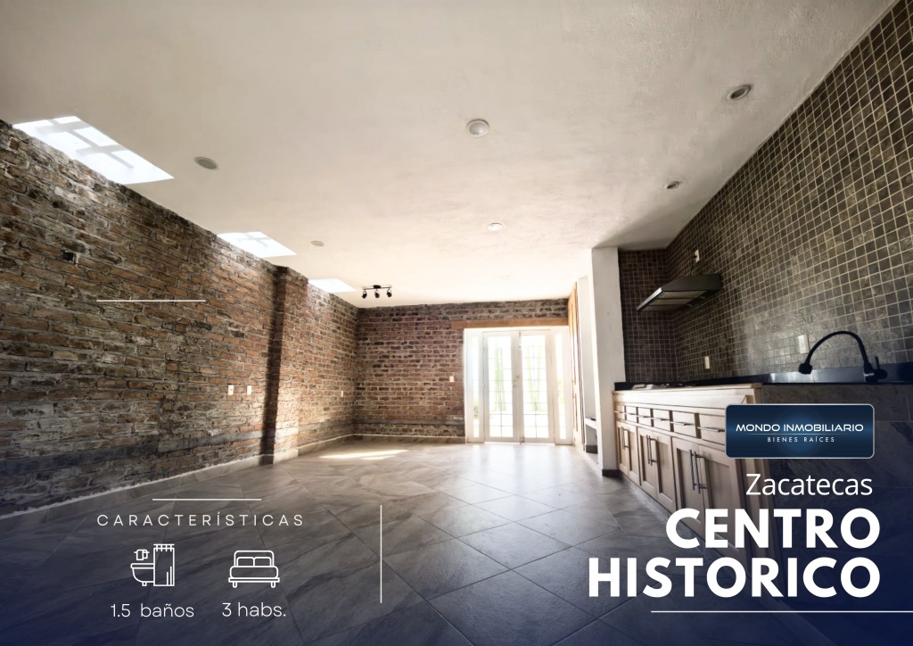 CASA VENTA ZACATECAS CENTRO HISTÓRICO  - Mondo Inmobiliario